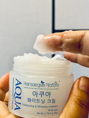 Hansaegee Nature Aqua Whitening Cream