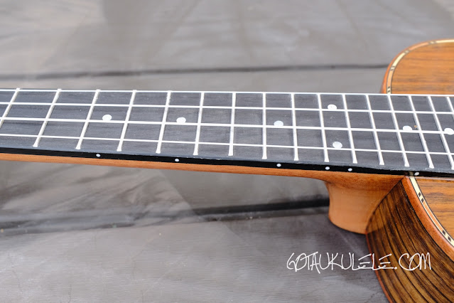 Barnes Mullins BMUK5C Concert Ukulele neck