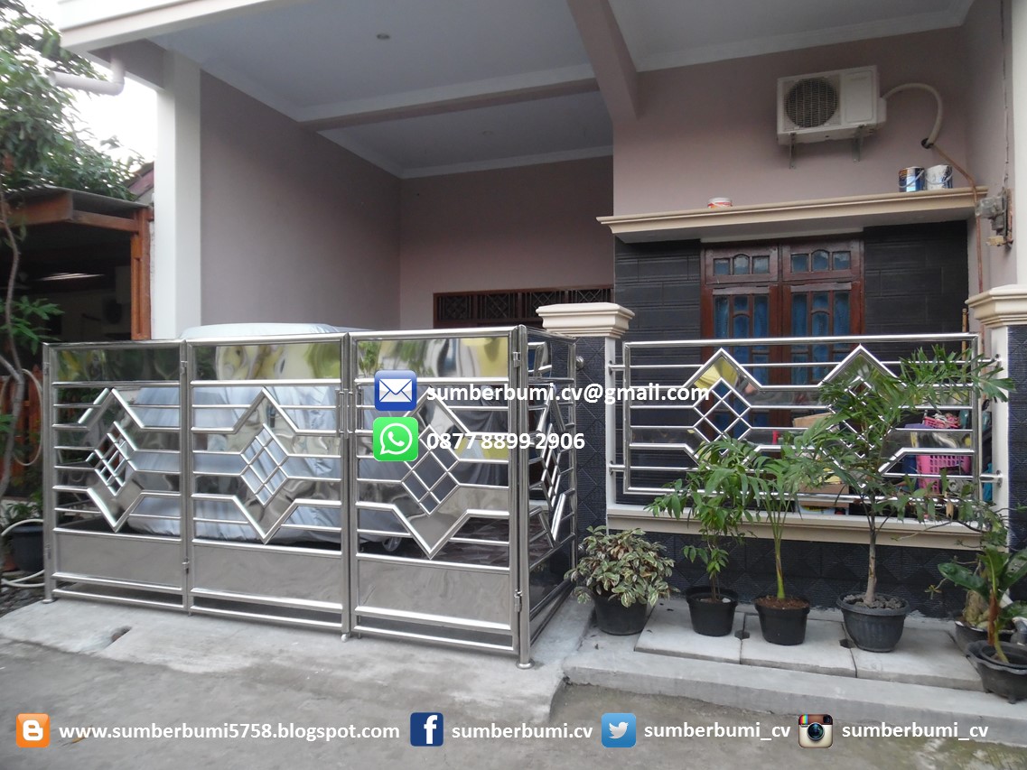  Pintu Pagar Stainless Steel  The Art of Stainless  Steel 