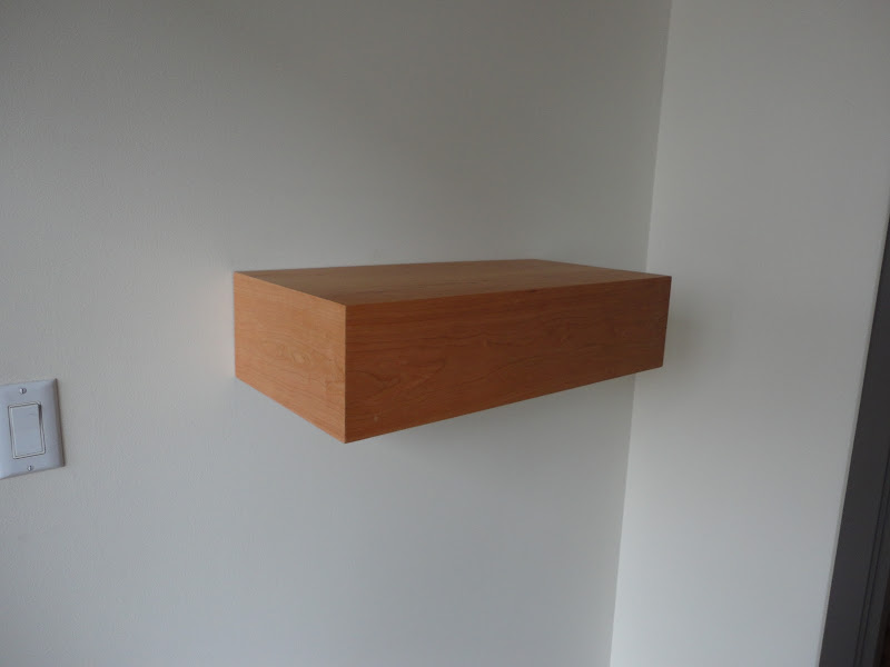 Cherry Floating Wall Shelf