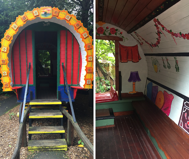 Gypsy Caravan at Paradise Wildlife Park in Hertfordshire