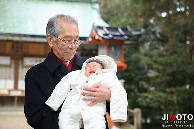 枚岡神社のお宮参り出張撮影