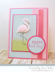 Happy Bird-Day card-designed by Lori Tecler/Inking Aloud-stamps from Reverse Confetti