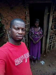 Photos: Heartwarming! Old homeless widow gifted with brand new bungalow in Abia State