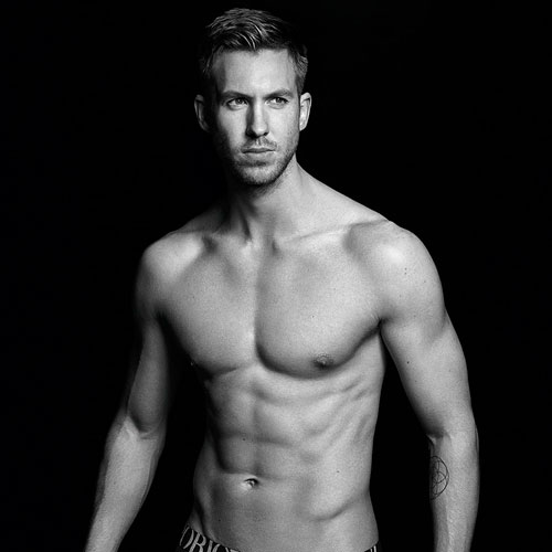 Calvin Harris sem camisa