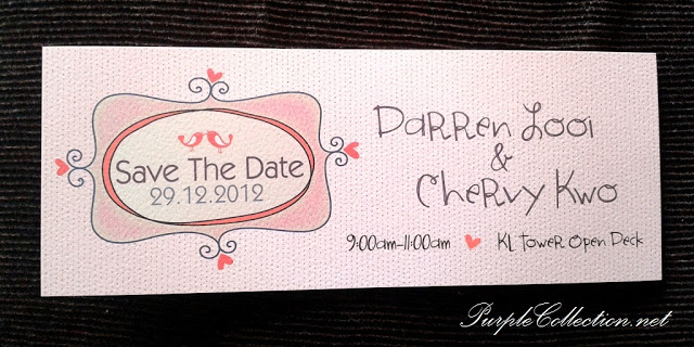 Love Birds Save The Date Card, Love, Birds, Love Birds, Save, The Date, Card, DSave The Date, Darren Looi & Chervy Kwo, Darren Looi, Chervy Kwo, KL Tower Open Deck