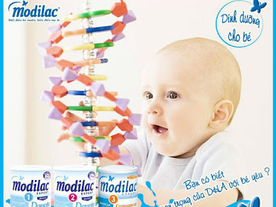 sữa modilac tạo ra noron thần kinh cho não bộ em bé