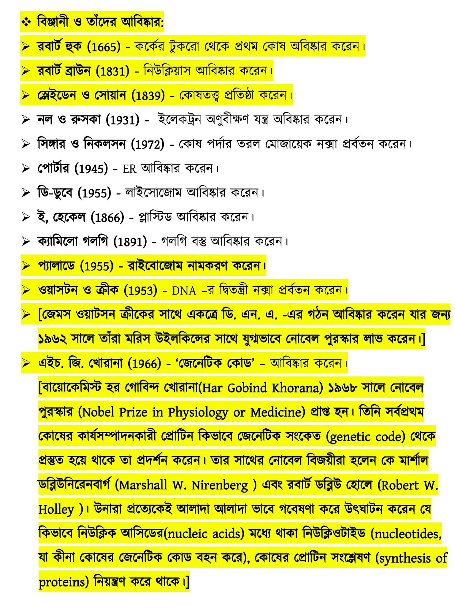 Life Science Complete Syallabus Study Material - WBCS Notebook