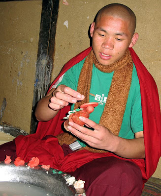 I reckon when you're chaste (and celibate) you have lots of energy for things like making sculptures out of yak butter.  I wonder whether they sell yak butter at Whole Foods.