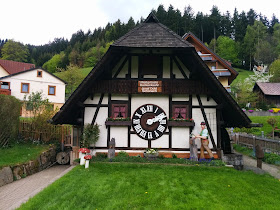 World's largest cuckoo clock near Sconach, Black Forest, Germany