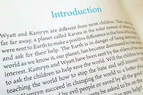 Childrens book review aliens save the Earth wyatt and kamryn text example