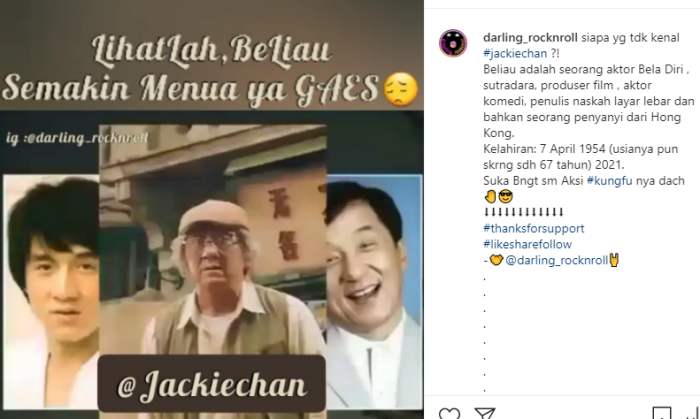 Fakta Video Jackie Chan 2021