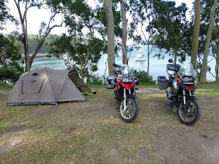 BMW R1200GS, BMW F650GS, motorcycle camping