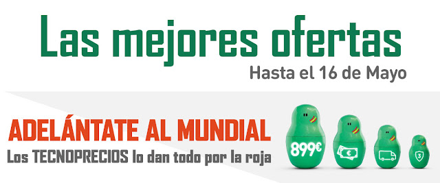 Las mejores ofertas hasta el 16 de mayo, adelántate al mundial de El Corte Inglés