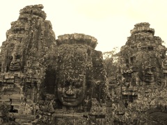 Angkor Thom Bayon, Angkor, Cambodia