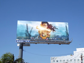 Wonder Woman movie billboard