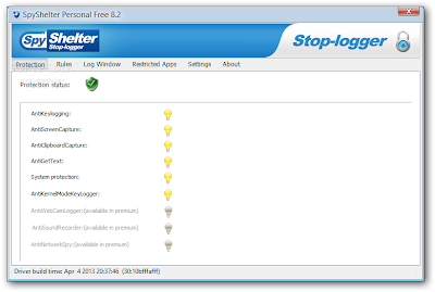 تحميل برنامج SpyShelter Personal Free للحماية من ملفات التجسس