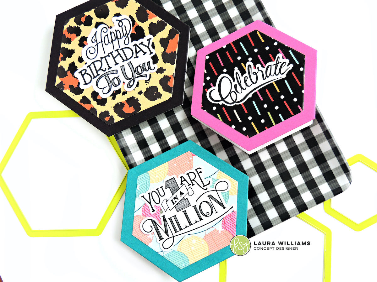 Click here to learn how to make hexagon shaped handmade cards. Hexagons are a great shape for homemade cards because they have a flat bottom so they'll still stand up on a flat surface. Check out this tutorial to learn just how to create this fun handmade project.