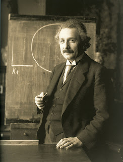 Albert Einstein en clase
