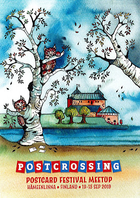 carte postale Postcrossing finlande
