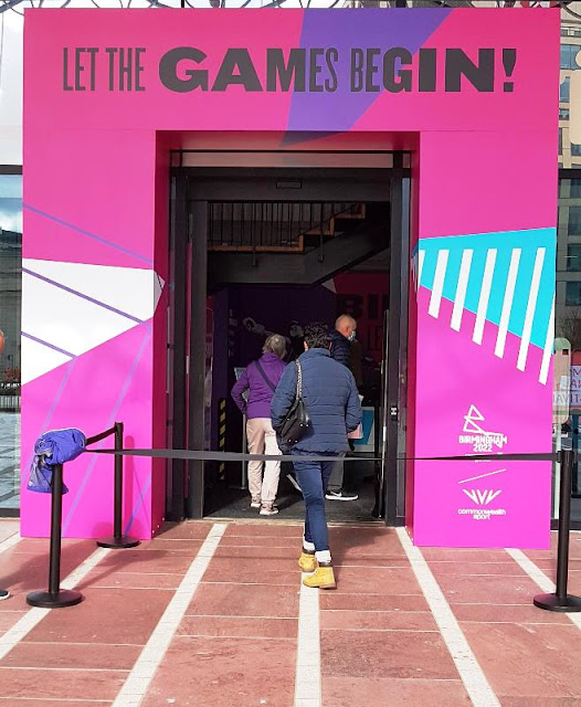 Entrance to the CG2022 exhibit: Let the Games Begin