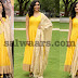 Ritu Varma Yellow Salwar 