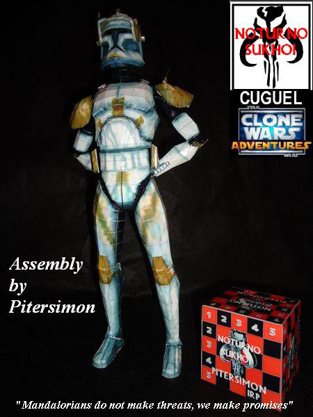 Star Wars Clone Commander Cody Papercraft