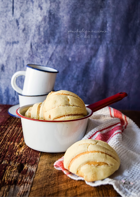 conchas pan dulce mexicano