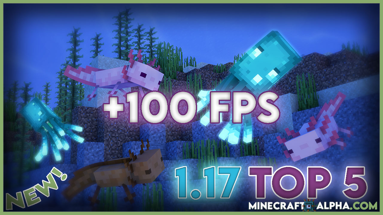 Top 5 Fps Boost Texture Packs For Minecraft 1 17 1 100 Fps List Minecraft Alpha