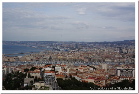 View of Marseille from Basilica of Notre Dame