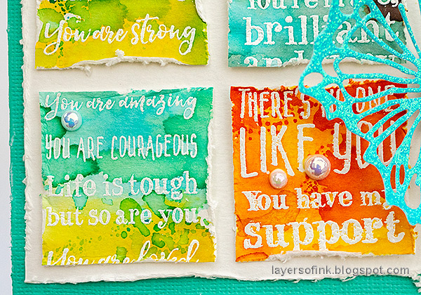 Layers of ink - You Matter Card Tutorial by Anna-Karin Evaldsson.