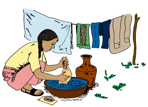 Cuci baju sendiri