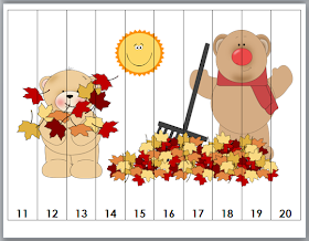 http://www.teacherspayteachers.com/Product/Autumn-Fall-Fun-Counting-Puzzles-852731