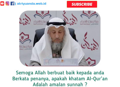 Apakah hanya di bulan Ramadhan di sunnahkan Khatam baca Al-Qur'an ?