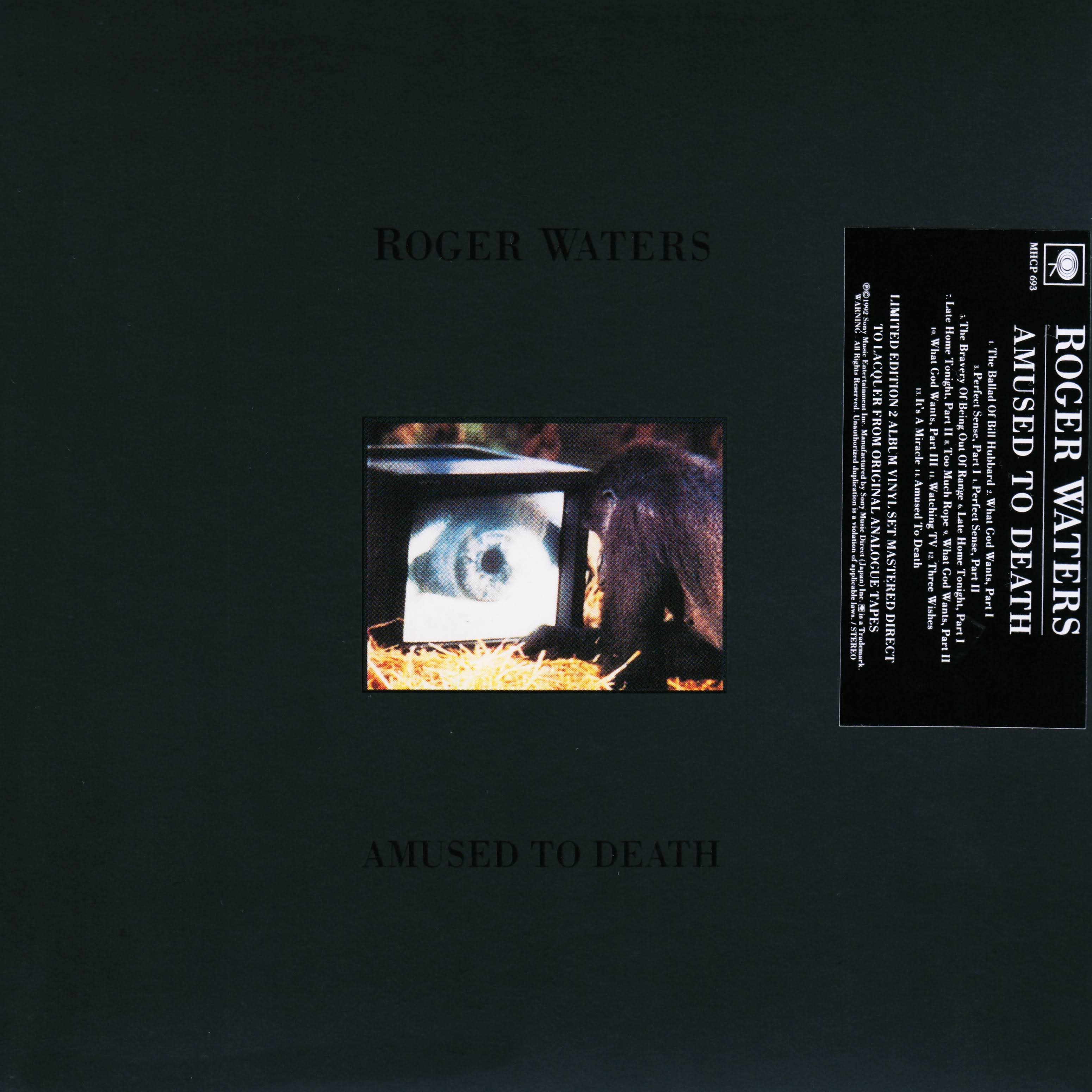Amused to death. Роджер Уотерс 1992 amused to Death. Waters amused to Death обложка. Roger Waters - amused to Death 1992 [br]. R Waters amused to Death 2lp Columbia.