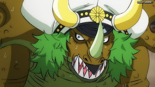 ワンピースアニメ 1019話 ササキ SASAKI CV.ボルケーノ太田 | ONE PIECE Episode 1019