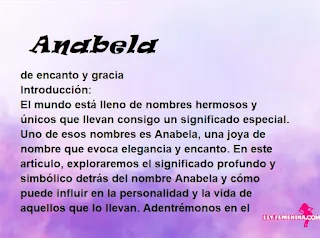 significado del nombre Anabela