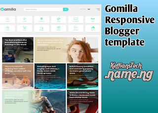 Download GAMILA responsive Blogger template free