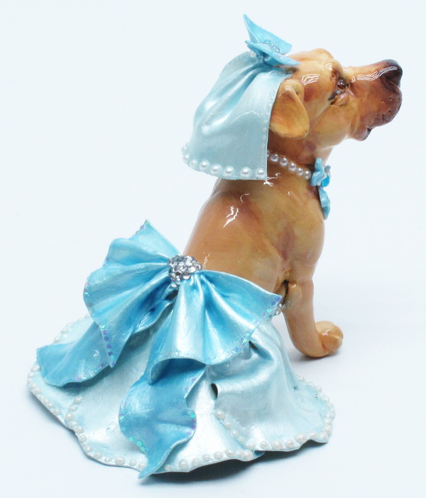 lovebdt19 3 dogs wedding cake topper