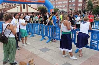 primera carrera de orientación en las fiestas de Barakaldo