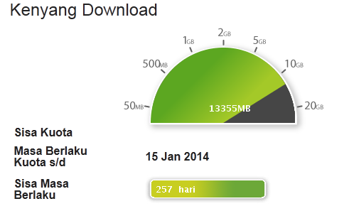 Cara Cek Kuota 3 via Internet - http://internet.tri.co.id/