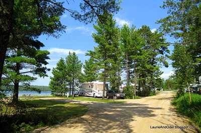Row of Lakeside sites with FHU