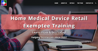 California HMDR Exemptee Training Certification Course for home medical device retailers (accepted by the California Department of Public Health - Food and Drug Branch)