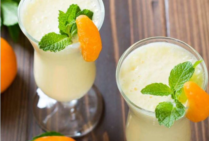 Pineapple Orange Smoothie #drink #smoothierecipe 