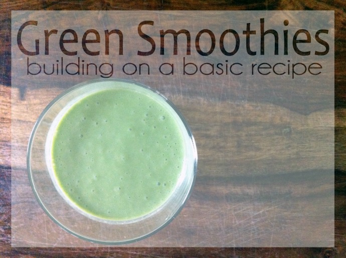 A basic green smoothie recipe