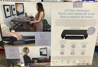 Costco 1017653 - ErgotronHome Sit or Stand Height-Adjustable Workspace Lift35 - The perfect accessory for your home office