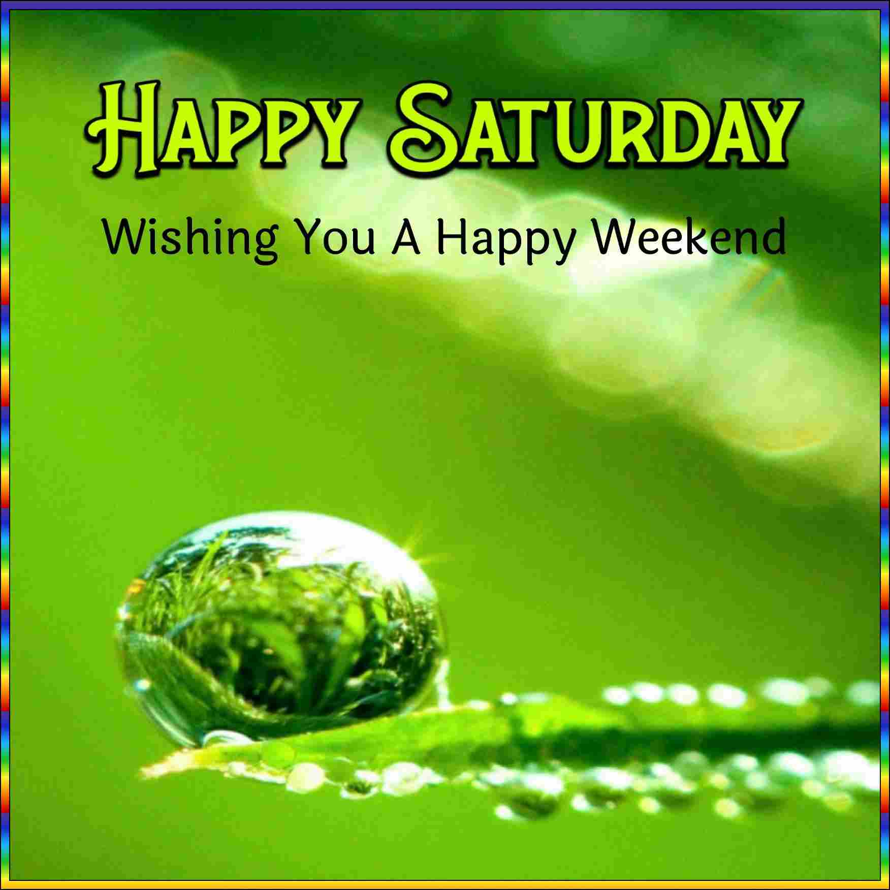 happy saturday wishing you a happy weekend
