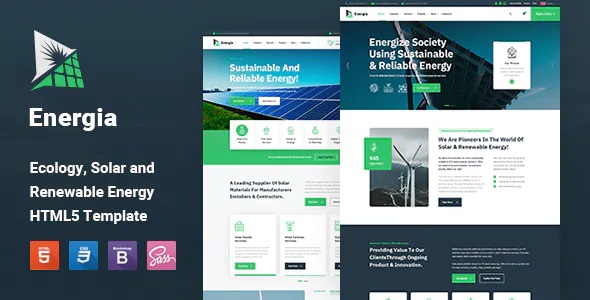 Best Renewable Energy HTML5 Template