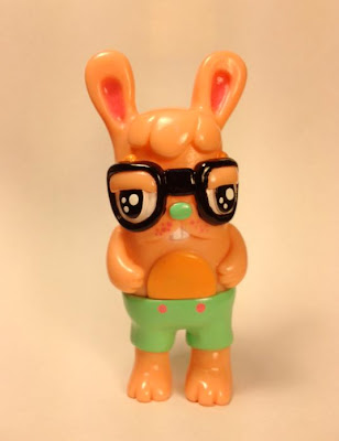 Jon Knox x Lulubell Toy Bodega Painted Orange Jeffrey Vinyl Figure