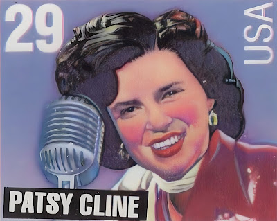 Patsy Cline US postage stamp